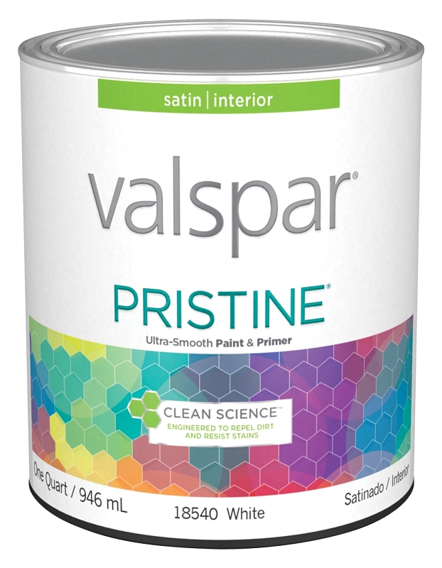 Valspar 18540 Pristine Ultra Smooth Interior White Paint Primer