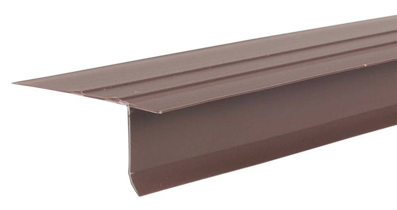 Amerimax Vinyl Drip Edge Flashing Brown In Dia X Ft L Drip Edge Flashing