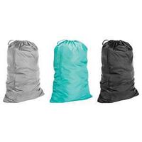 LAUNDRY BAG POLYES GRAY ASRTD 