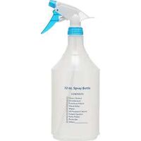 SPRAY BOTTLE PLSTC CLEAR 32OZ 