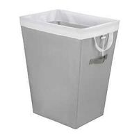 LAUNDRY HAMPER & BAG GRAY 22IN