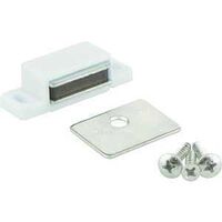 SINGLE MAGNETIC CATCH WHITE   