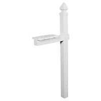 0163790 - WHITLEY MBOX POST PLSTC WHITE