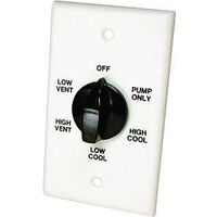 0167619 - SWITCH WALL 2SPEED PLASTIC WHT