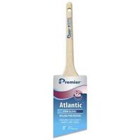 Premier Atlantic 17324 Paint Brush, 3 in W, Thin Angle Sash Brush, 2-15/16 in L Bristle, Nylon/Polyester Bristle