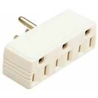 TRIPLE OUTLET ADAPTER WHT 15A 