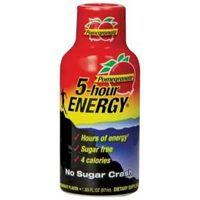 5-Hour Energy 818125 Regular Strength Sugar Free Energy Drink