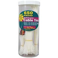 CANISTER TIE CABLE ASSRT 650PC