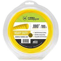 Weed Warrior 17406 Trimmer Line, 0.08 in Dia, 100 ft L, Nylon