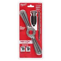 Milwaukee 49-57-5003 Tap and Die Threading Handle???, 1 in Tap/Die, 11 in L, Metal, Ergonomic Grip Handle