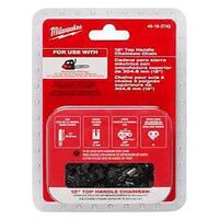 Milwaukee 49-16-2742 Chainsaw Chain, Low Kickback Chain, 12 in L Bar, 0.043 in Gauge, 0.325 in TPI/Pitch, 51 -Link