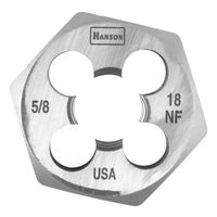 IRWIN Hexagon Die 1" Across 5/16-24 NF Industrial Tool Machine Screw Die 9429