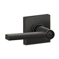 Schlage J Series J40 SOL 716 COL Privacy Lever, Mechanical Lock, Aged Bronze, Metal, Residential, 3 Grade