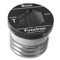 Bussmann Fusetron T-10 Low Voltage Time Delay Plug Fuse