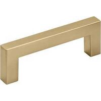 Amerock Monument BP36578CZ Cabinet Pull, 3-3/5 in L Handle, 1-3/16 in H Handle, 1-3/16 in Projection, Aluminum