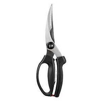 Oxo 1072292 Poultry Shears, Stainless Steel Blade, Plastic Handle, Black, 9-1/2 in OAL