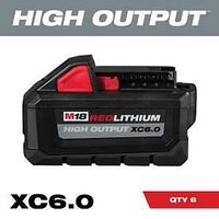 BATTERY HIGH OUTPUT M18 XC6.0 