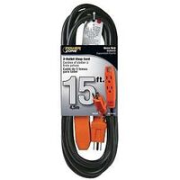 0526822-CORD WRKSP 3OUT BLK/ORG 15FT