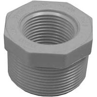 IPEX 435708 Reducing Bushing, 1-1/2 x 1 in, MPT x FPT, White, SCH 40 Schedule, 150 psi Pressure
