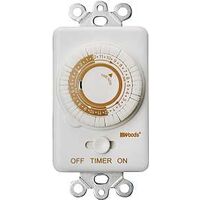 Woods 59745 In-Wall Programmable Mechanical Timer