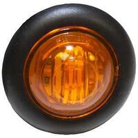 M/C LT LED PC-RATED RND AMBER 