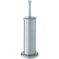 STAINLESS TOILET BRUSH W/STAND