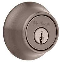 DEADBOLT DBL CYLINDER ANTBRS  