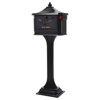 Solar PED0000B Locking Pedestal Mailbox Post