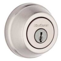 DEADBOLT DBL CYL GRD 2 SAT NIC