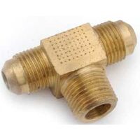 Anderson Metal 754045-0808 Brass Flare  Tee