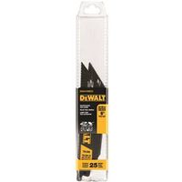 Dewalt 2X DWA4186B25 Bi-Metal Straight Reciprocating Saw Blade