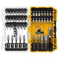 DEWALT TOUGHGRIP DWAF45SET Screwdriver Bit Set, 45-Piece, Steel