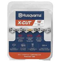 Husqvarna X-CUT S93G 597469562 Chainsaw Chain, Semi Chisel Chain, 18 in L Bar, 0.05 ga Gauge, 3/8 in TPI/Pitch