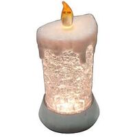 CANDLE ICE PRELIT ACRYLIC 9IN 