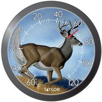 THERMOMETER PATIO 13 INCH DEER