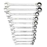 WRENCH SET RCHTNG SAE 72T 11PC