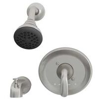 FAUCET TUB SHWR 1H BRSHNIC 4IN