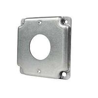BOX COVER SQUARE STEEL 4X1/2IN