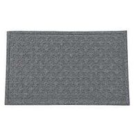 RUBBER DOORMAT CHARCOL 18X30IN