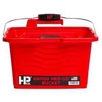 PAINT BUCKET PLASTIC RED 1GA  