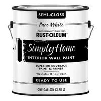 PAINT WALL SMGLO PURE WHT 1GAL