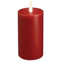 CANDLE PLR JPG FLM LED RED 6IN