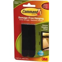 Command 17206BLK Large Picture Hanging Strip