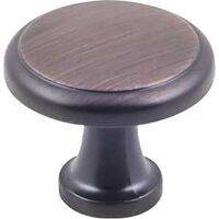 CABINET KNOB BRSH ORB 1-3/16IN