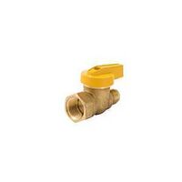 GAS VALVE 1PC BRS 3/8FLX1/2FIP