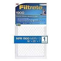 FILTER AIR 1900MPR 16X25X1IN - Case of 4