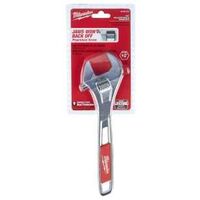 STANLEY 85-610 Adjustable Wrench, 10 In OAL, 1-1/4 In Jaw, Steel, Chro