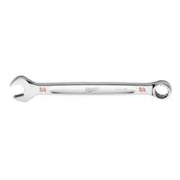 Milwaukee 45-96-9424 Combination Wrench, SAE, 3/4 in Head, 9.84 in L, 12-Point, Steel, Chrome, Ergonomic, I-Beam Handle