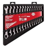 WRENCH SET COMBO RCHTNG METRIC