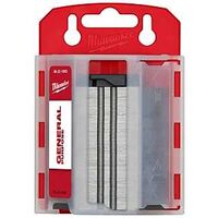 Milwaukee 48-22-1900 Utility Blade, 2-3/8 in L, Steel, Straight Edge, 2-Point